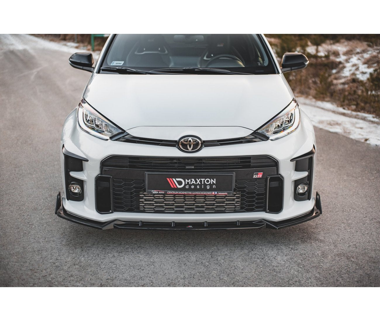 Cup Spoilerlippe V.3 + Flaps für Toyota GR Yaris   Maxton Design