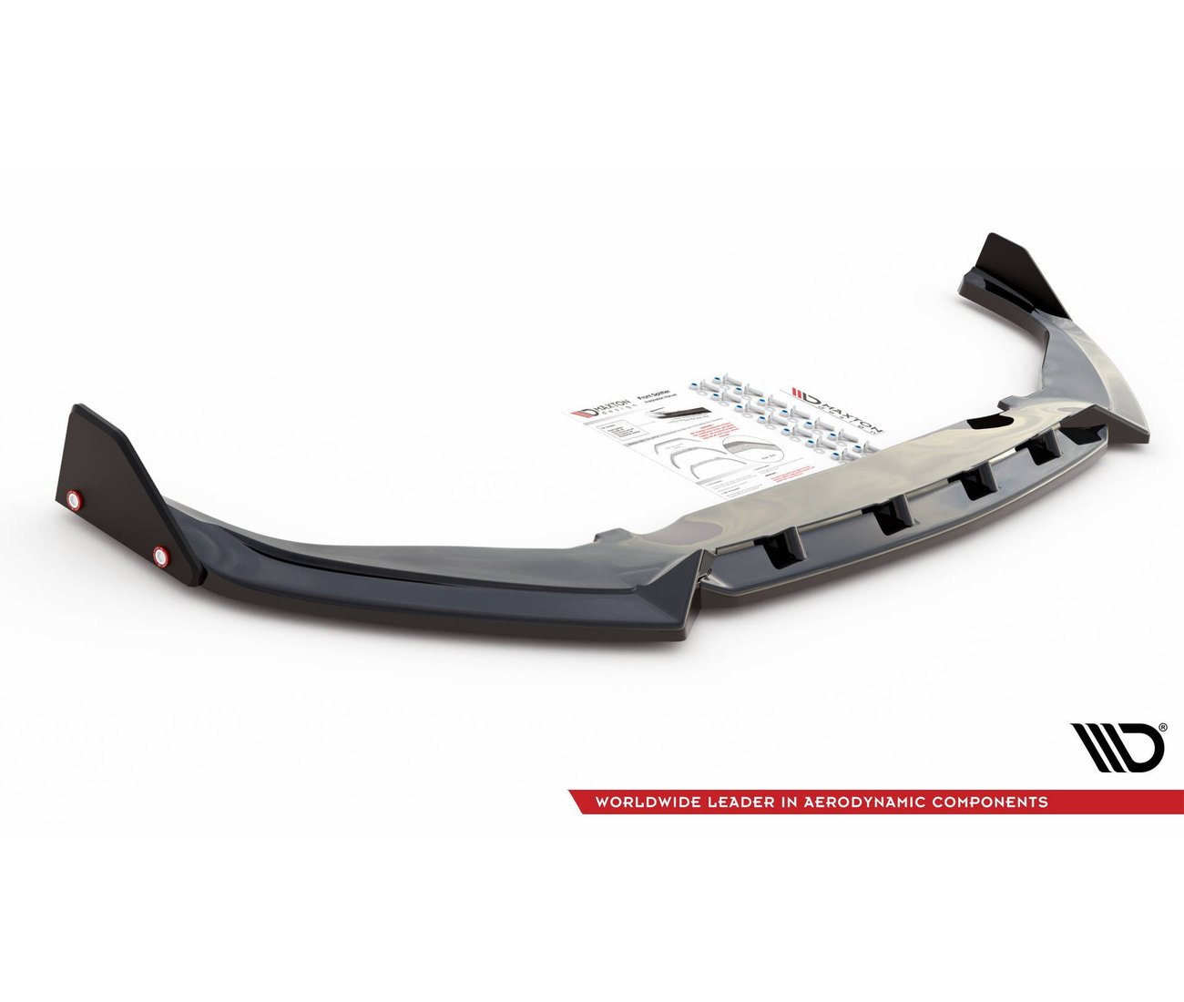 Cup Spoilerlippe V.3 + Flaps für Toyota GR Yaris   Maxton Design