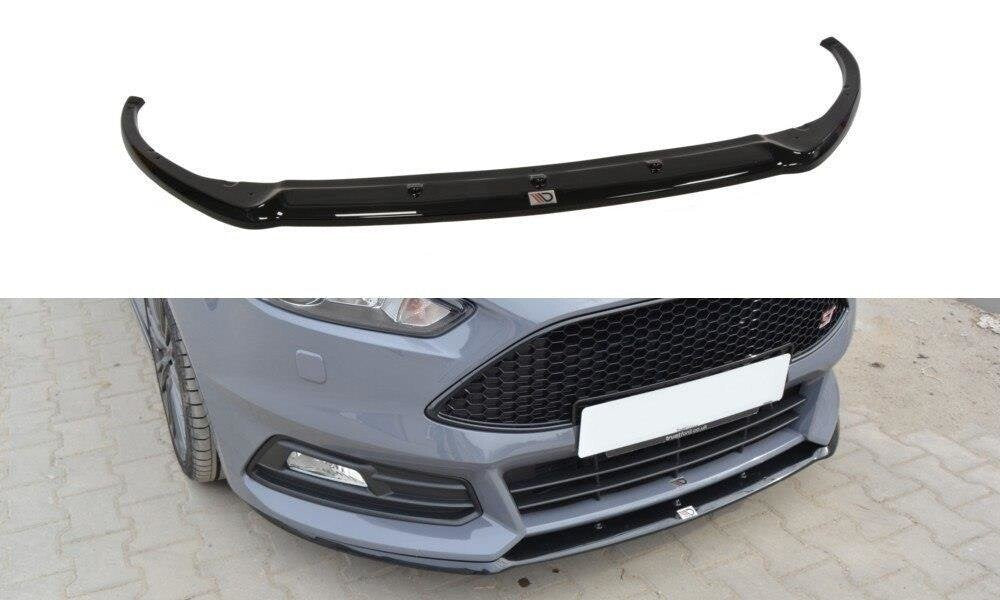 Cup Spoilerlippe Front Ansatz für Ford Focus ST Mk3 FL Maxton Design