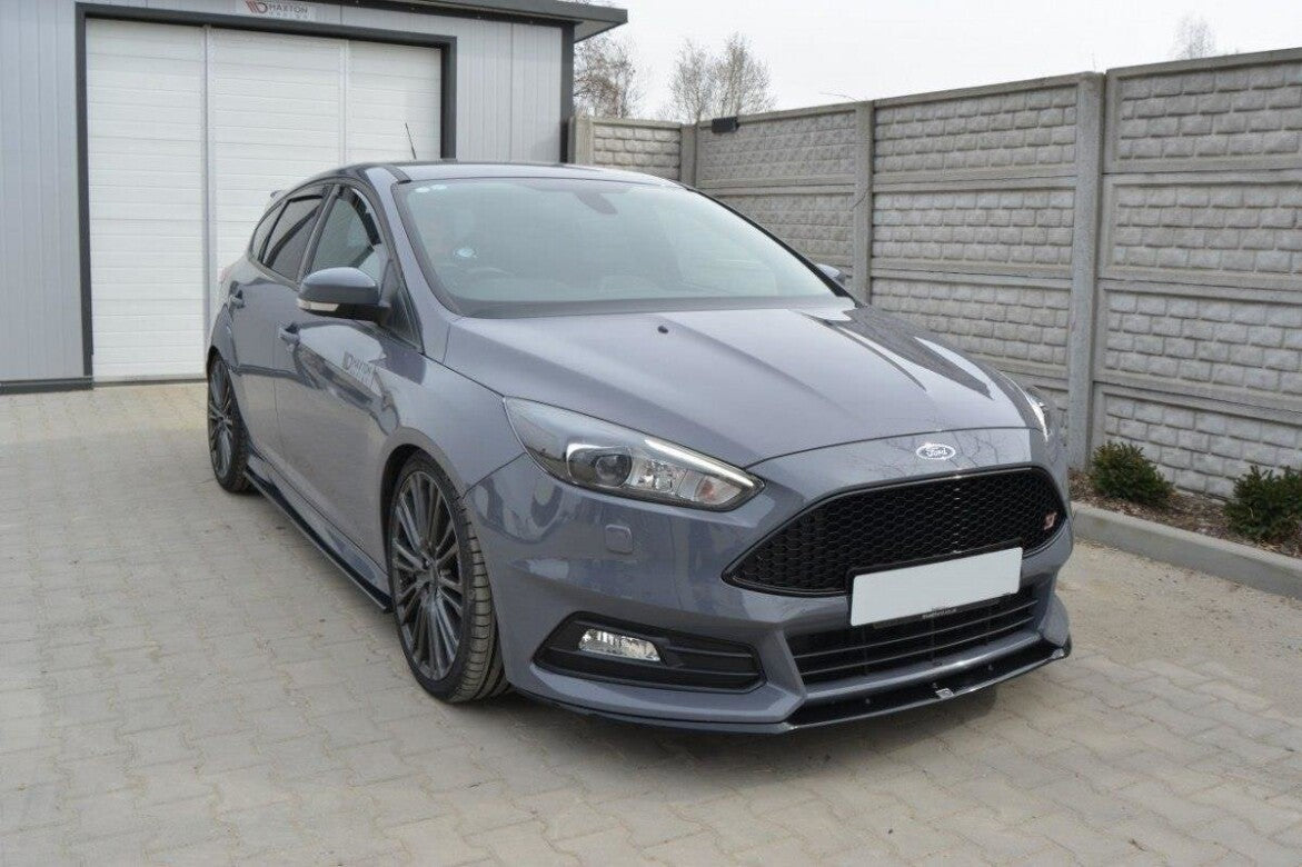 Cup Spoilerlippe Front Ansatz für Ford Focus ST Mk3 FL Maxton Design