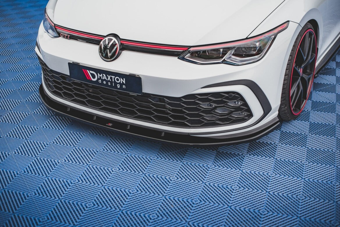 Cup Spoilerlippe Front Ansatz für VW Golf 8 GTI Maxton Design