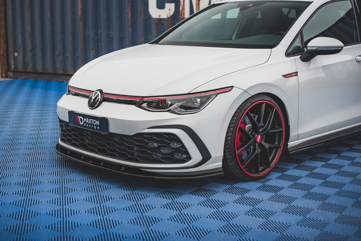 Cup Spoilerlippe Front Ansatz für VW Golf 8 GTI Maxton Design