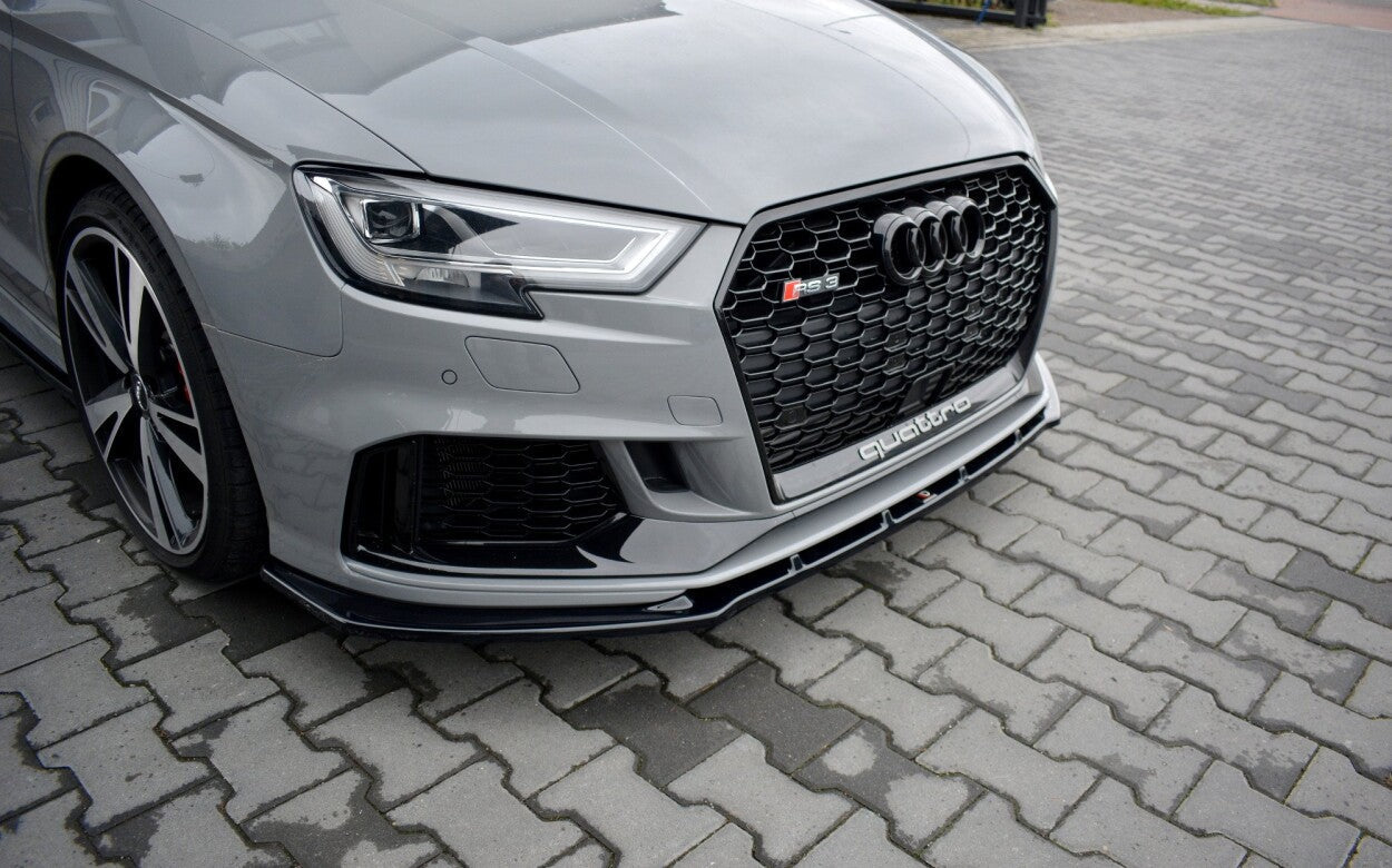 Cup Spoilerlippe Front Ansatz V.1 für Audi RS3 8V FL Limousine Maxton Design