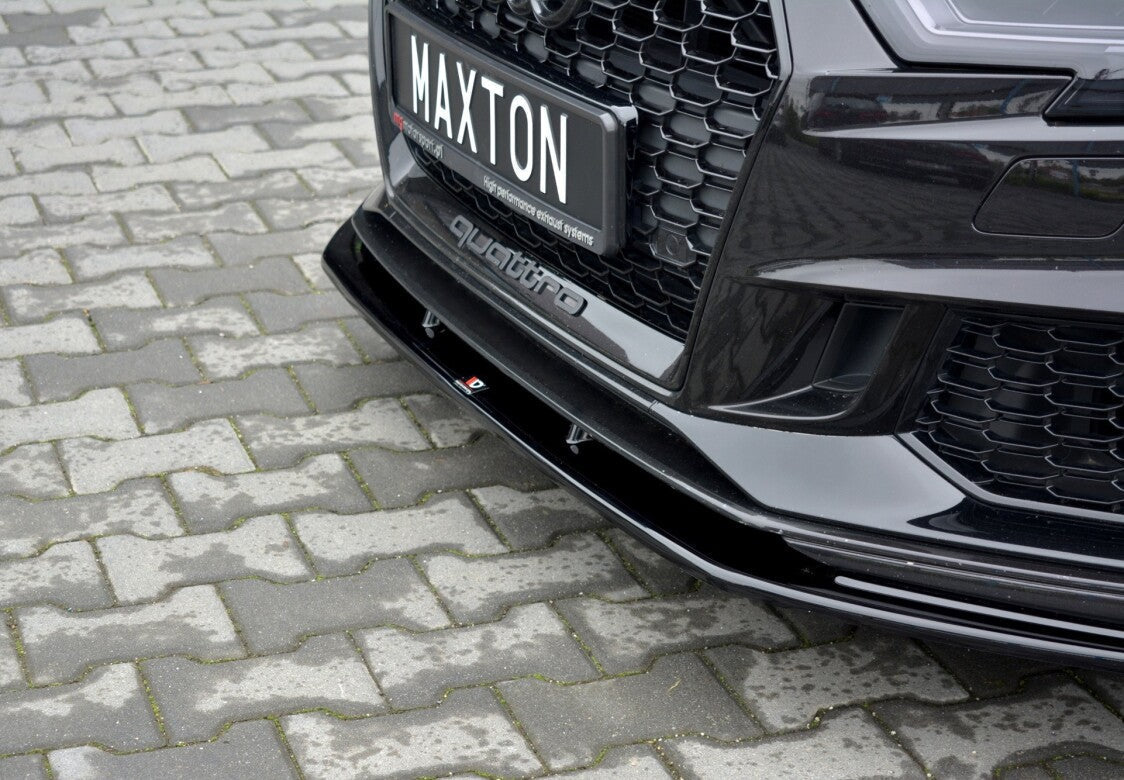 Cup Spoilerlippe Front Ansatz V.1 für Audi RS3 8V FL Sportback Maxton Design