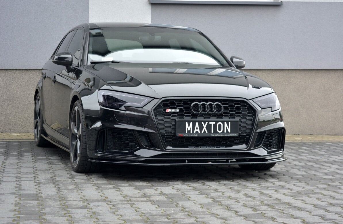 Cup Spoilerlippe Front Ansatz V.1 für Audi RS3 8V FL Sportback Maxton Design