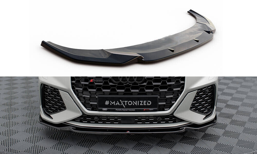 Cup Spoilerlippe Front Ansatz V.1 für Audi RSQ3 Maxton Design