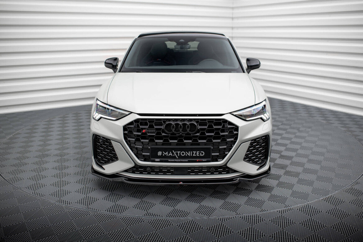 Cup Spoilerlippe Front Ansatz V.1 für Audi RSQ3 Maxton Design