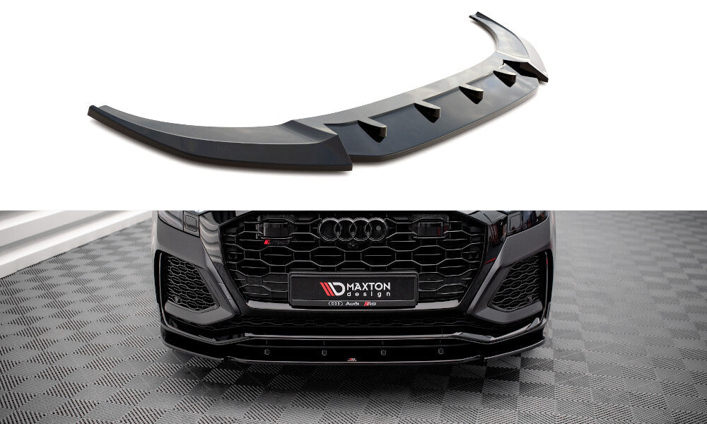 Cup Spoilerlippe Front Ansatz V.1 für Audi RSQ8 Maxton Design