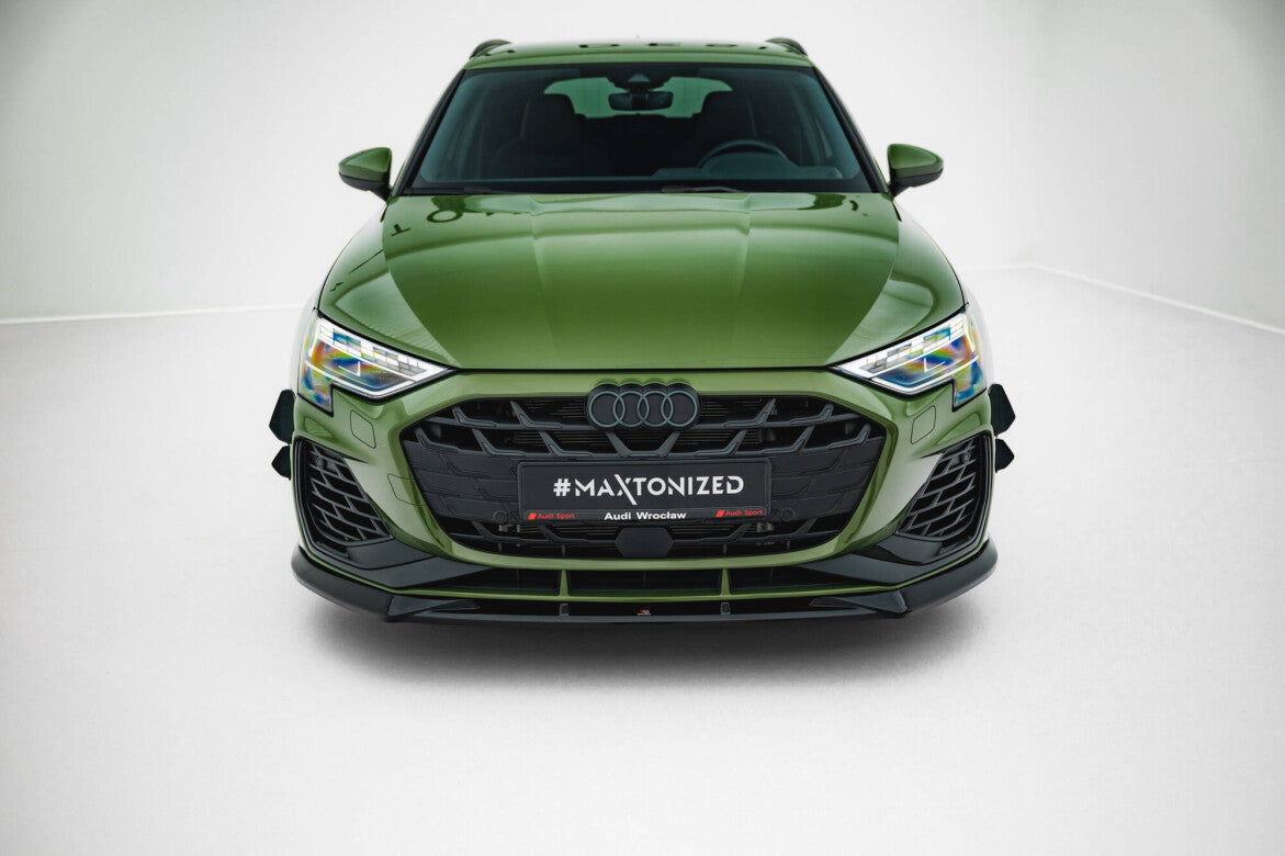 Cup Spoilerlippe Front Ansatz V.1 für Audi S3 / A3 S-line 8Y Facelift Maxton Design