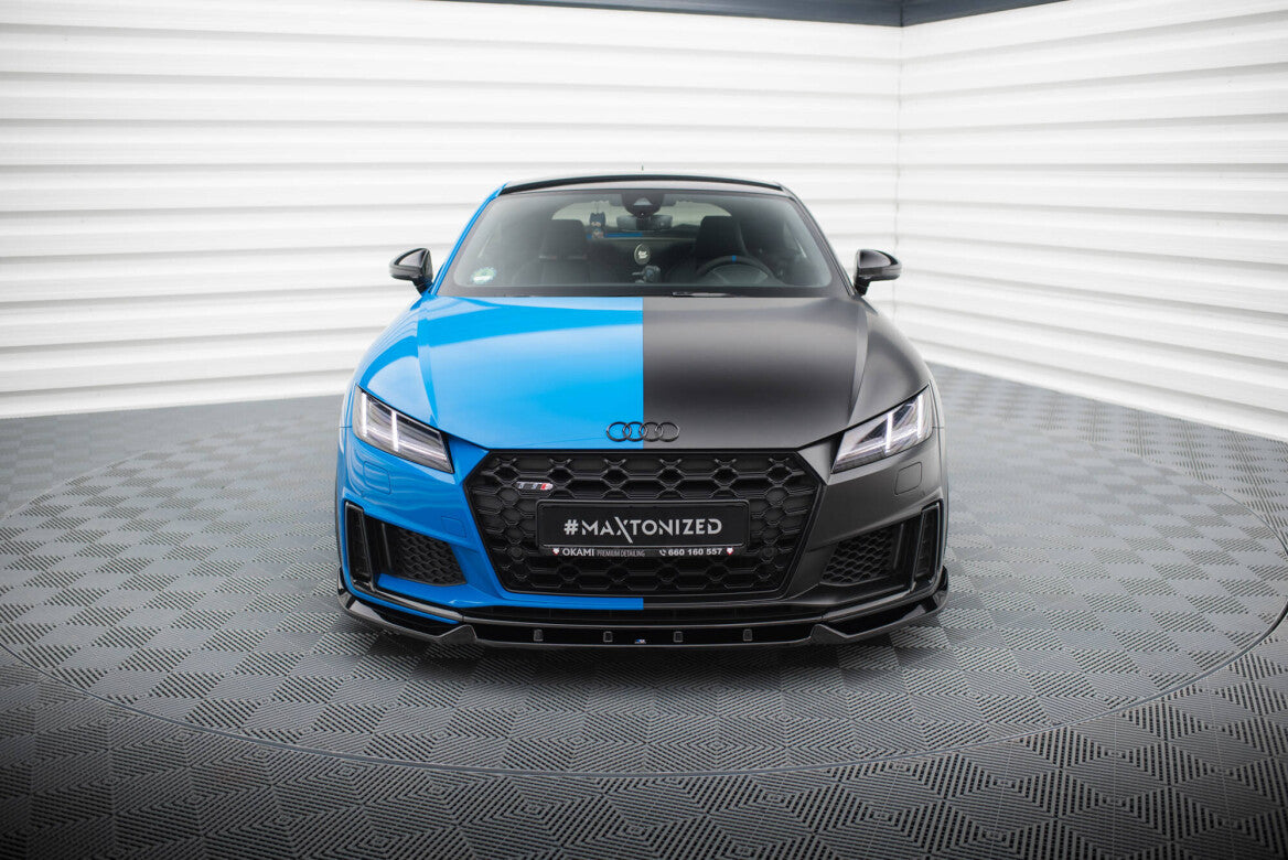 Cup Spoilerlippe Front Ansatz V.1 für Audi TT S / TT S-Line 8S FL Maxton Design