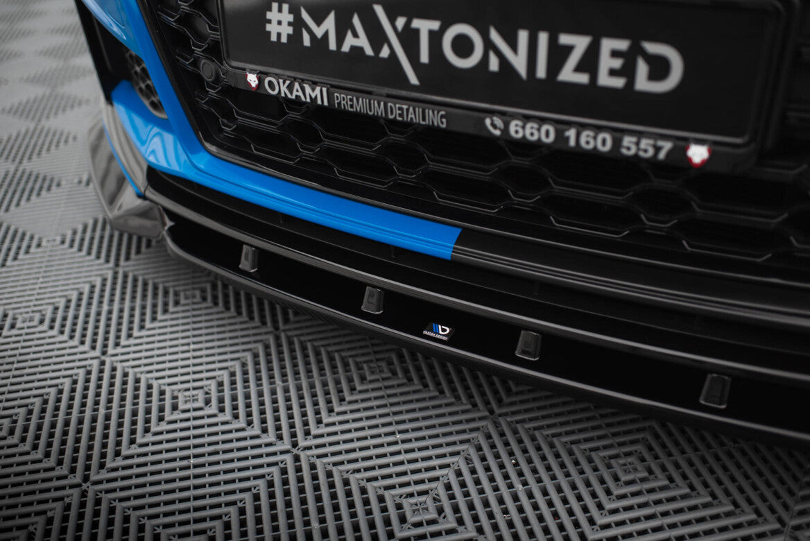 Cup Spoilerlippe Front Ansatz V.1 für Audi TT S / TT S-Line 8S FL Maxton Design