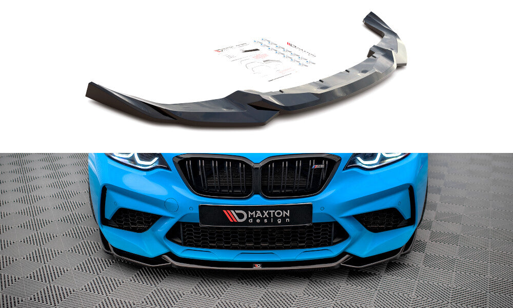 Cup Spoilerlippe Front Ansatz V.1 für BMW M2 Competition F87 Maxton Design