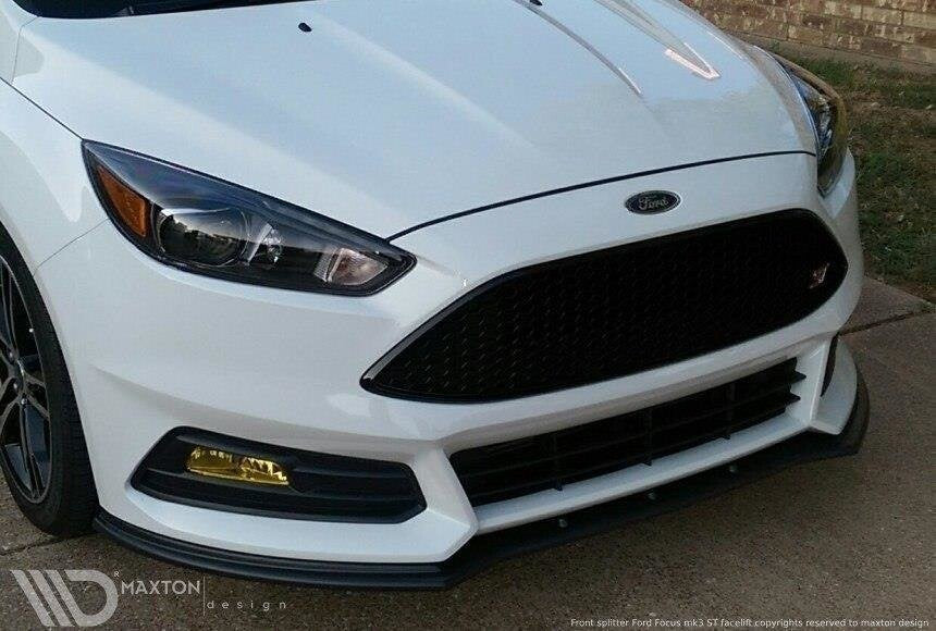 Cup Spoilerlippe Front Ansatz V.1 für Ford Focus ST Mk3 FL Maxton Design