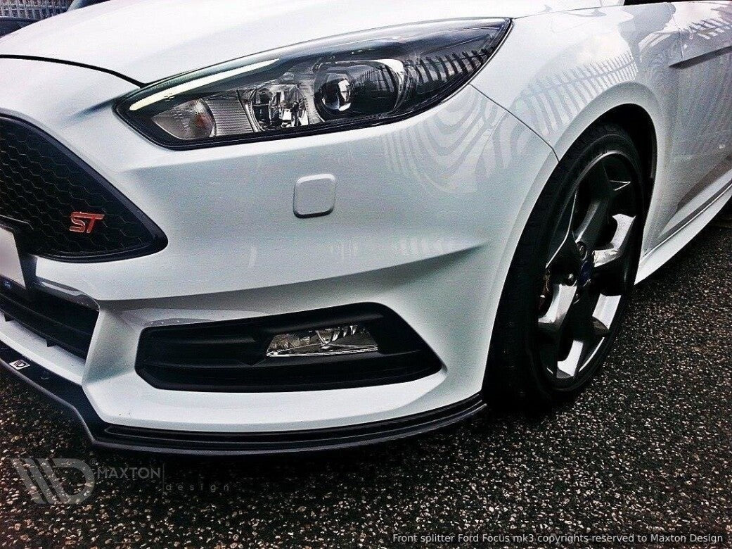Cup Spoilerlippe Front Ansatz V.1 für Ford Focus ST Mk3 FL Maxton Design