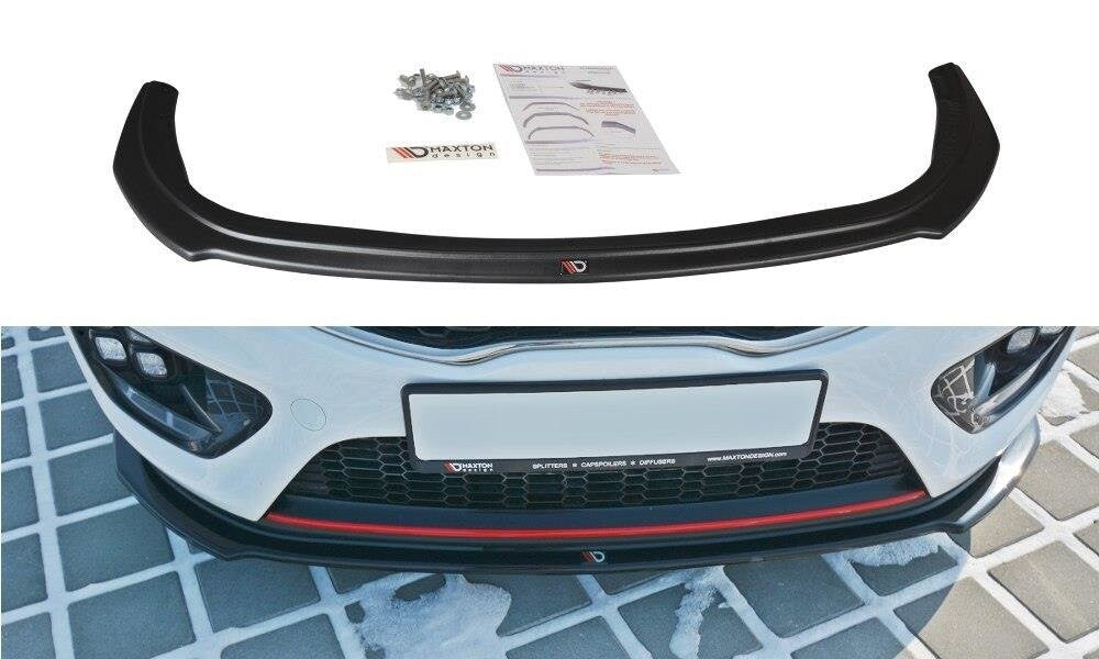 Cup Spoilerlippe Front Ansatz V.1 für KIA CEE"D / PRO CEE"D GT MK2 Maxton Design