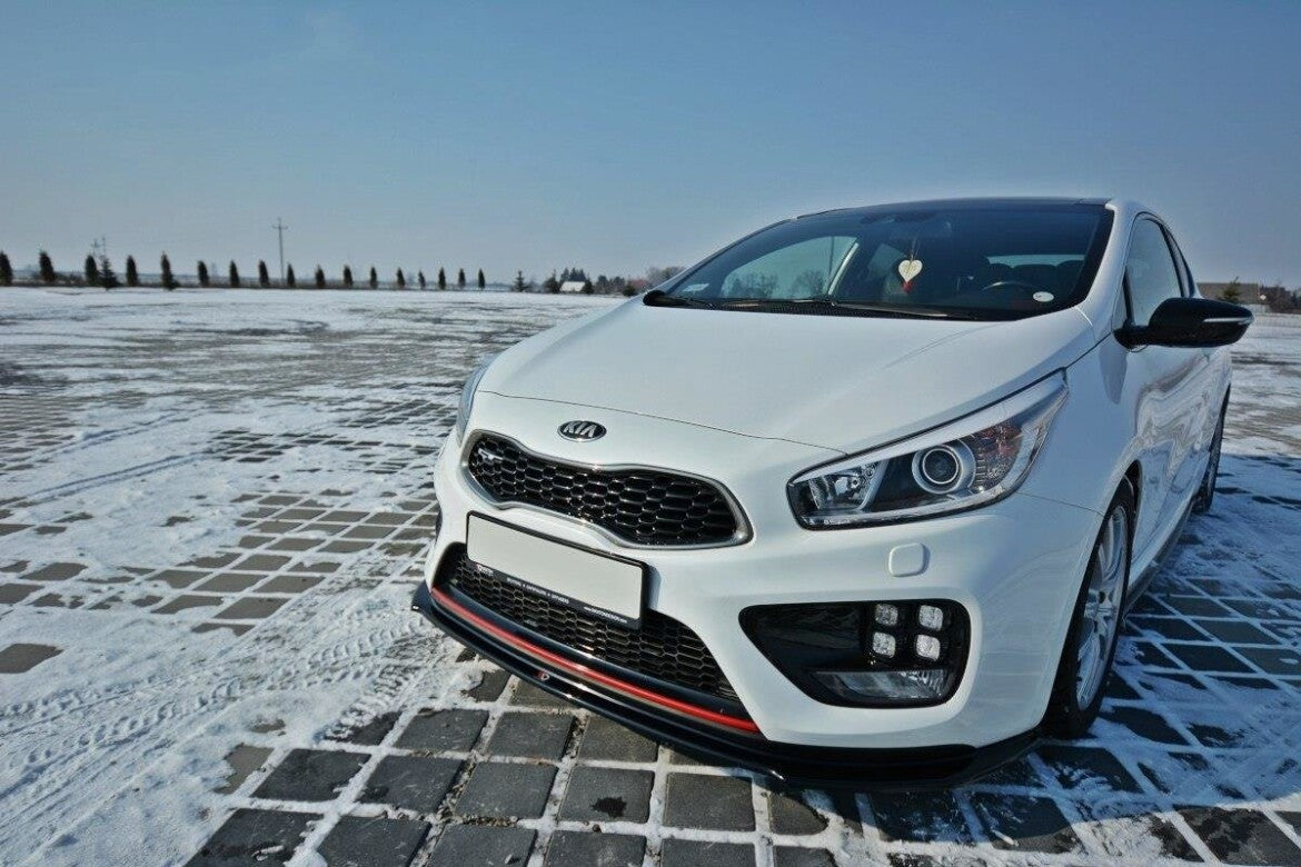 Cup Spoilerlippe Front Ansatz V.1 für KIA CEE"D / PRO CEE"D GT MK2 Maxton Design