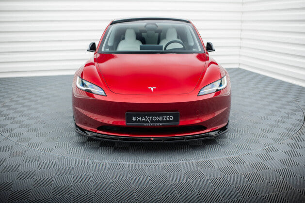 Cup Spoilerlippe Front Ansatz V.1 für Tesla Model 3 Project HighlandFL Maxton Design