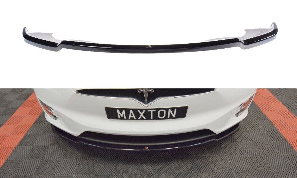 Cup Spoilerlippe Front Ansatz V.1 für TESLA MODEL X Maxton Design