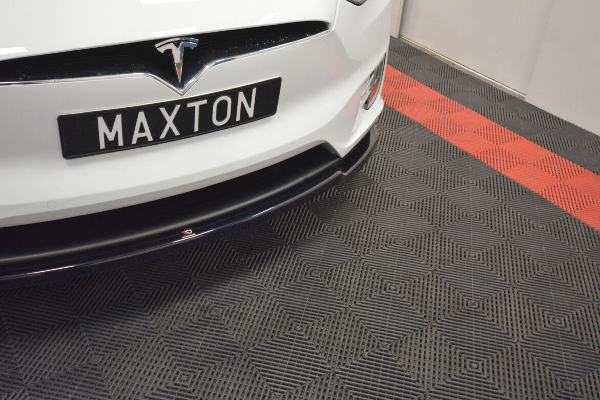Cup Spoilerlippe Front Ansatz V.1 für TESLA MODEL X Maxton Design