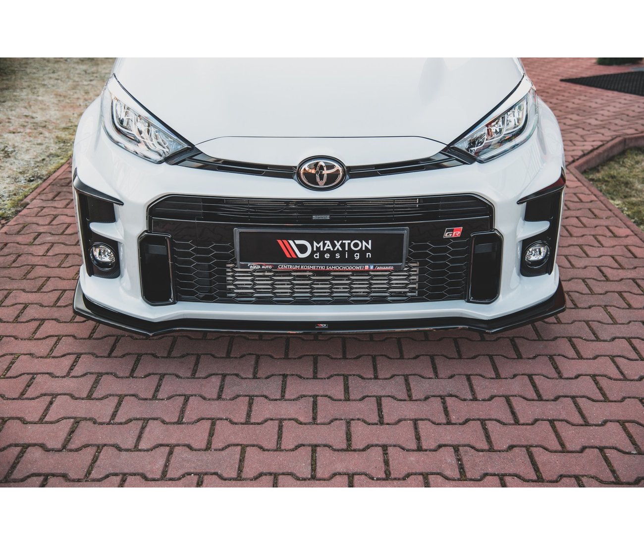 Cup Spoilerlippe V.1 für Toyota GR Yaris   Maxton Design