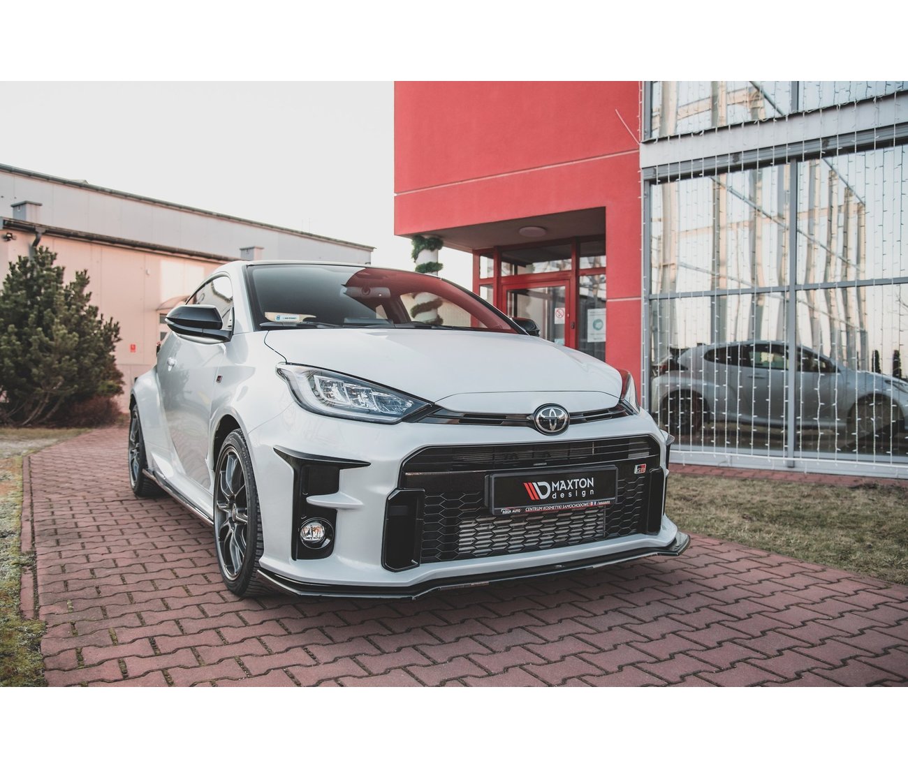 Cup Spoilerlippe V.1 für Toyota GR Yaris   Maxton Design
