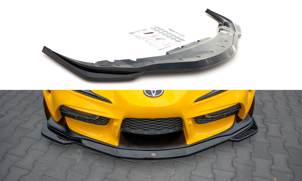 Cup Spoilerlippe Front Ansatz V.1 für Toyota Supra Mk5 Maxton Design