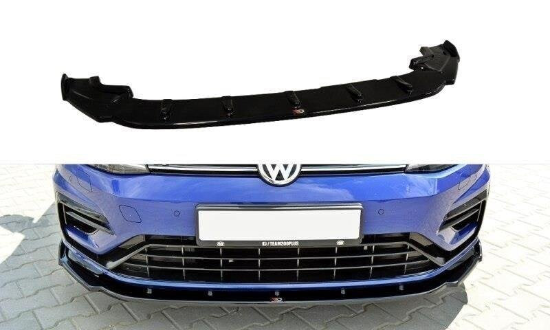 Cup Spoilerlippe Front Ansatz V.1 für VW GOLF 7 R / R-Line Facelift Maxton Design