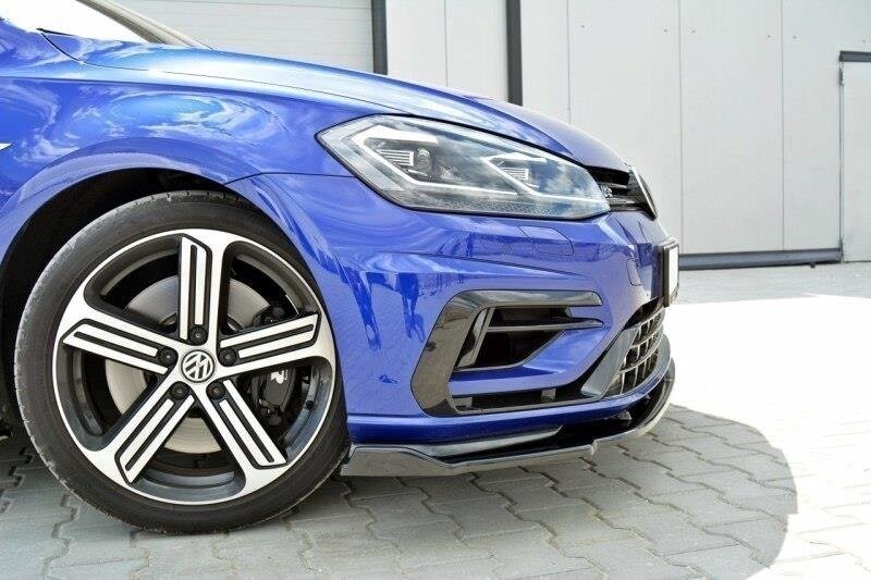 Cup Spoilerlippe Front Ansatz V.1 für VW GOLF 7 R / R-Line Facelift Maxton Design