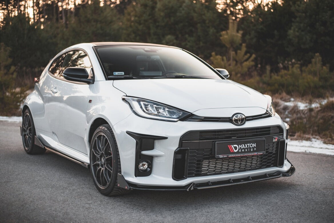 Cup Spoilerlippe Front Ansatz V.2 +Flaps für Toyota GR Yaris Mk4 Maxton Design