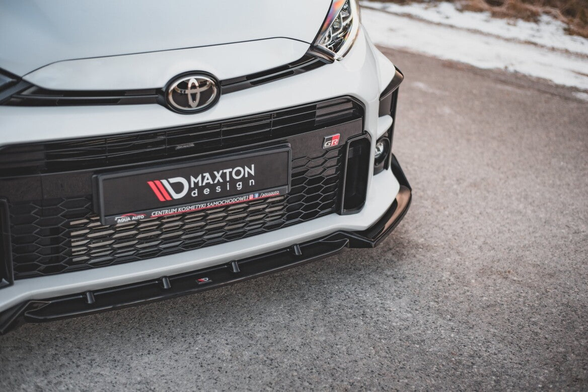 Cup Spoilerlippe Front Ansatz V.2 +Flaps für Toyota GR Yaris Mk4 Maxton Design
