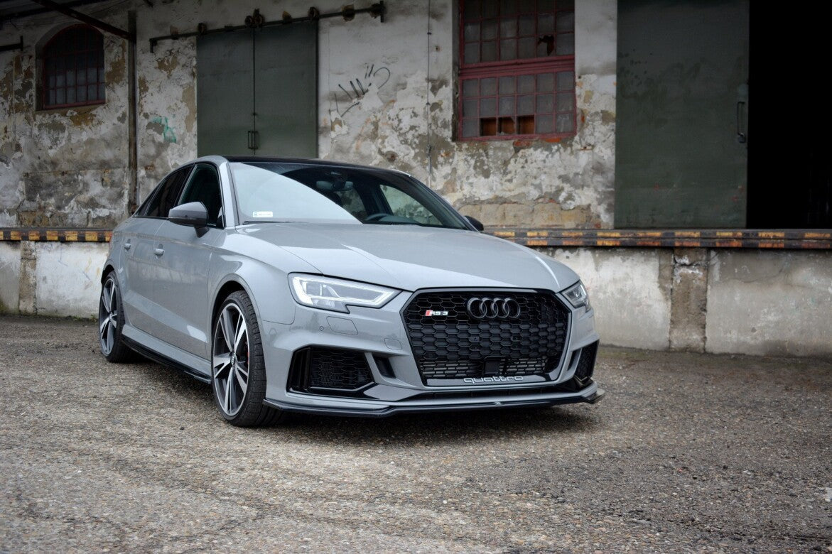 Cup Spoilerlippe Front Ansatz V.2 für Audi RS3 8V FL Limousine Maxton Design