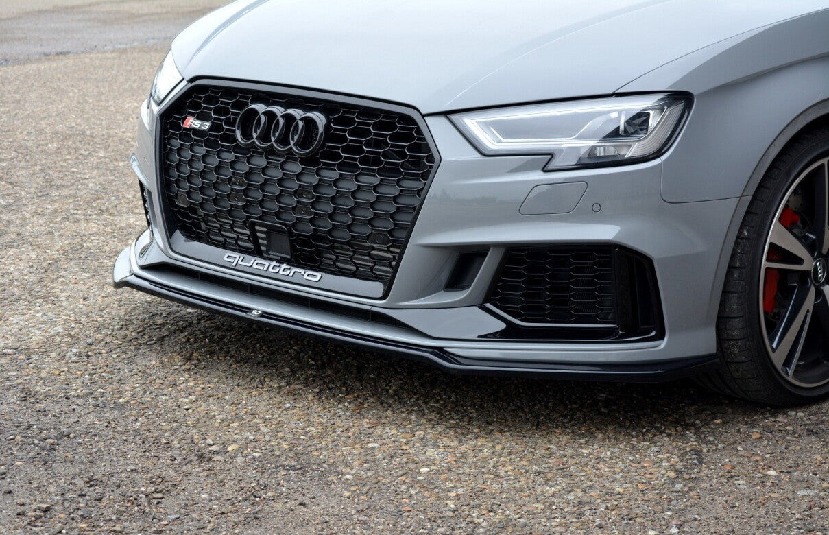 Cup Spoilerlippe Front Ansatz V.2 für Audi RS3 8V FL Limousine Maxton Design