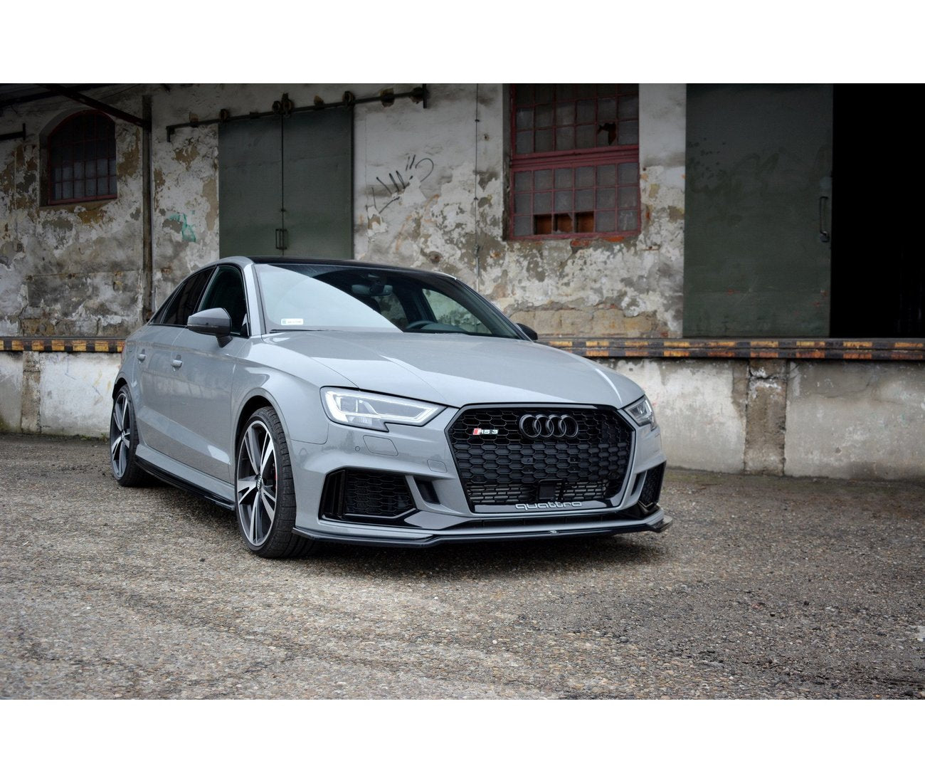 Cup Spoilerlippe V.2 für Audi RS3 8V FL Limousine Maxton Design