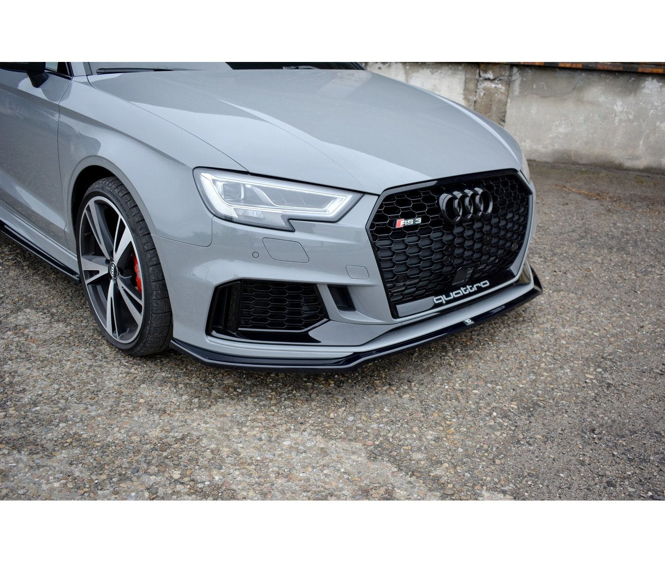 Cup Spoilerlippe V.2 für Audi RS3 8V FL Limousine Maxton Design