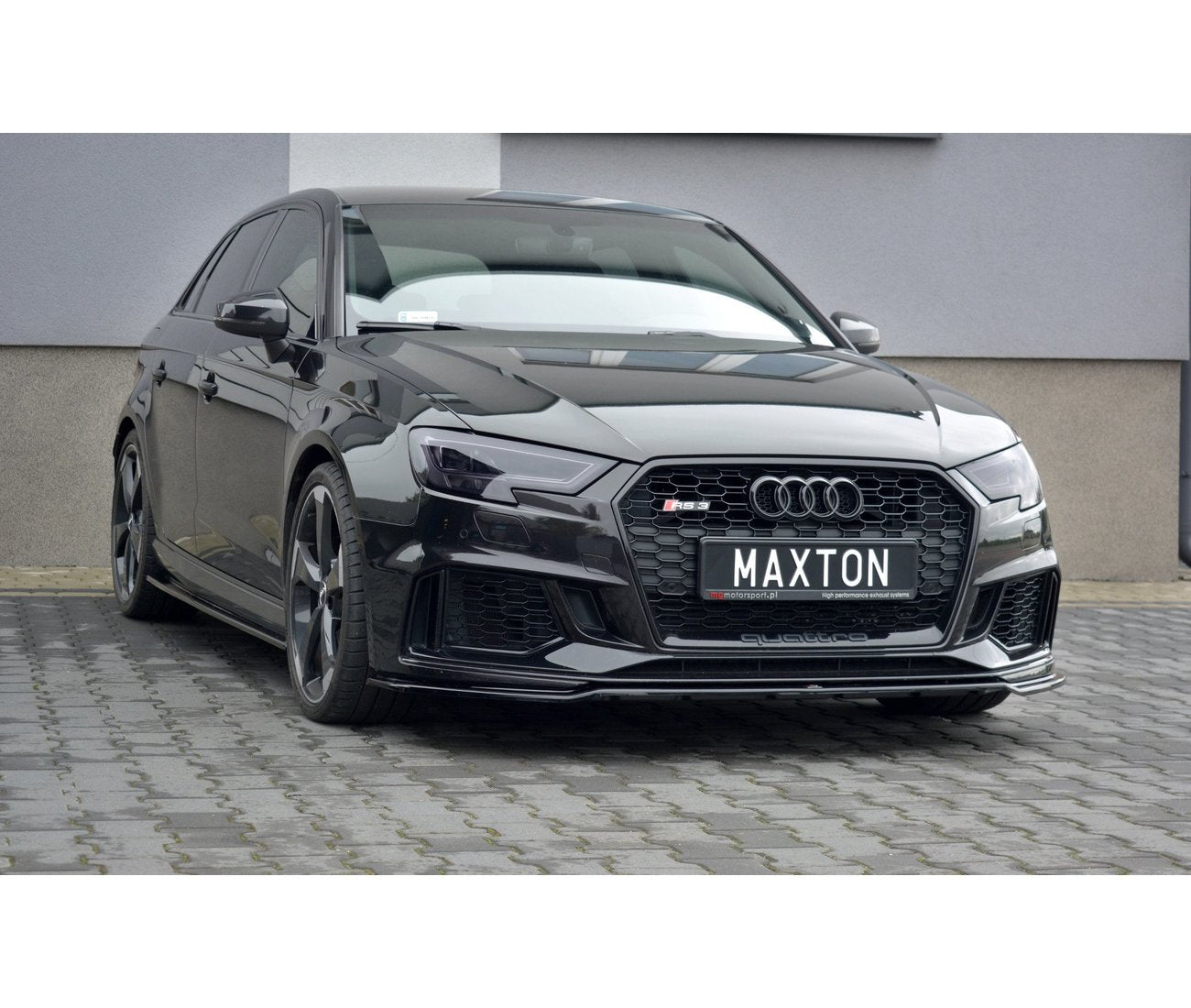 Cup Spoilerlippe V.2 für Audi RS3 8V FL Sportback Maxton Design