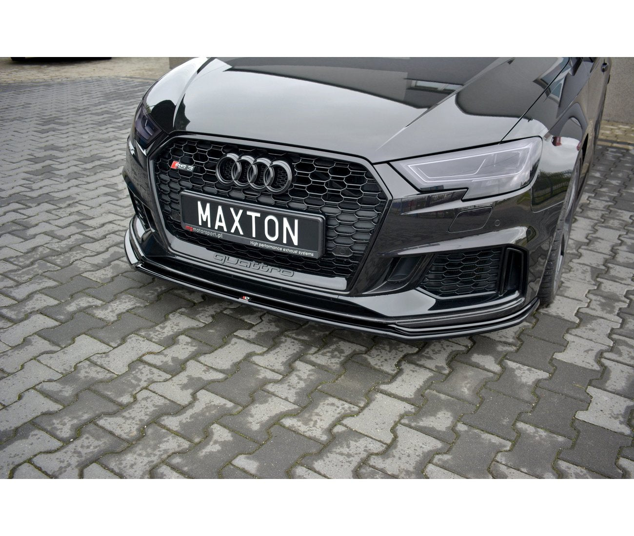 Cup Spoilerlippe V.2 für Audi RS3 8V FL Sportback Maxton Design