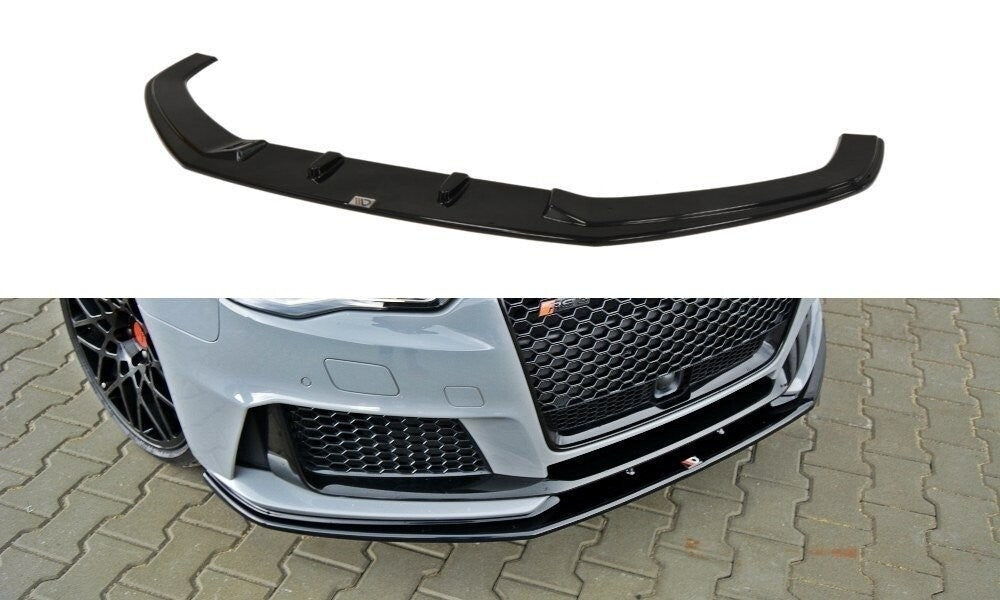 Cup Spoilerlippe Front Ansatz V.2 für Audi RS3 8V Sportback Maxton Design