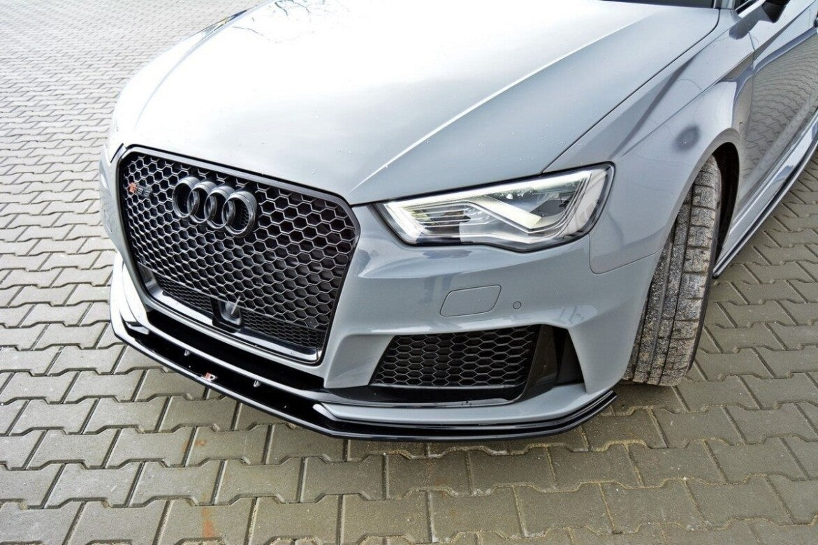 Cup Spoilerlippe Front Ansatz V.2 für Audi RS3 8V Sportback Maxton Design