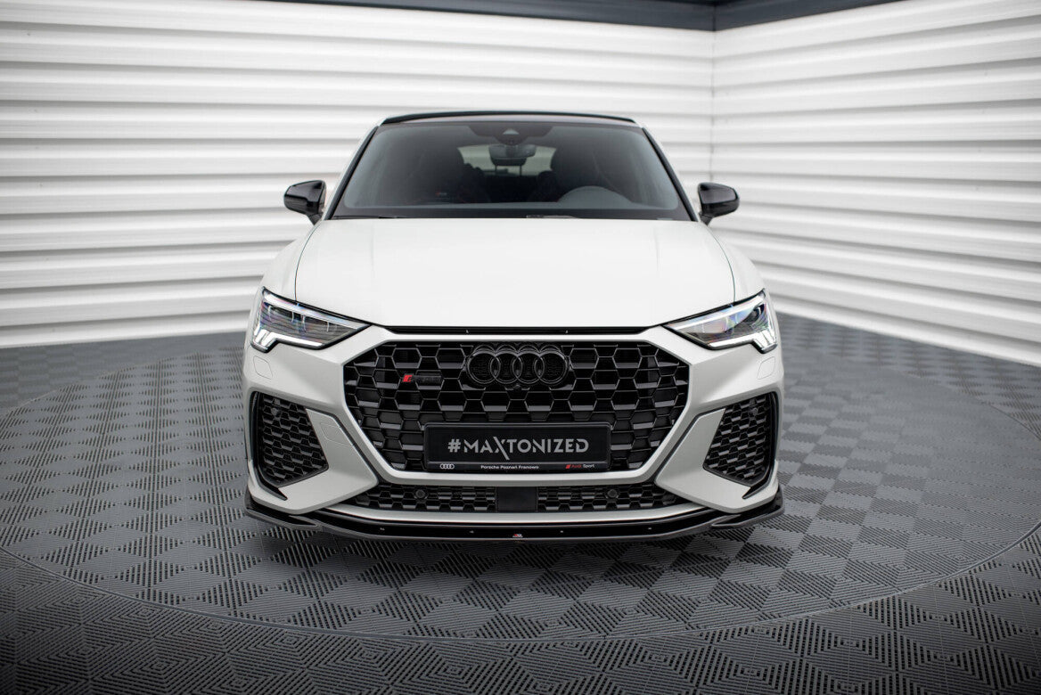 Cup Spoilerlippe Front Ansatz V.2 für Audi RSQ3 Maxton Design