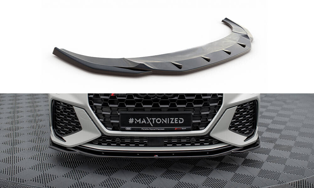 Cup Spoilerlippe Front Ansatz V.2 für Audi RSQ3 Maxton Design