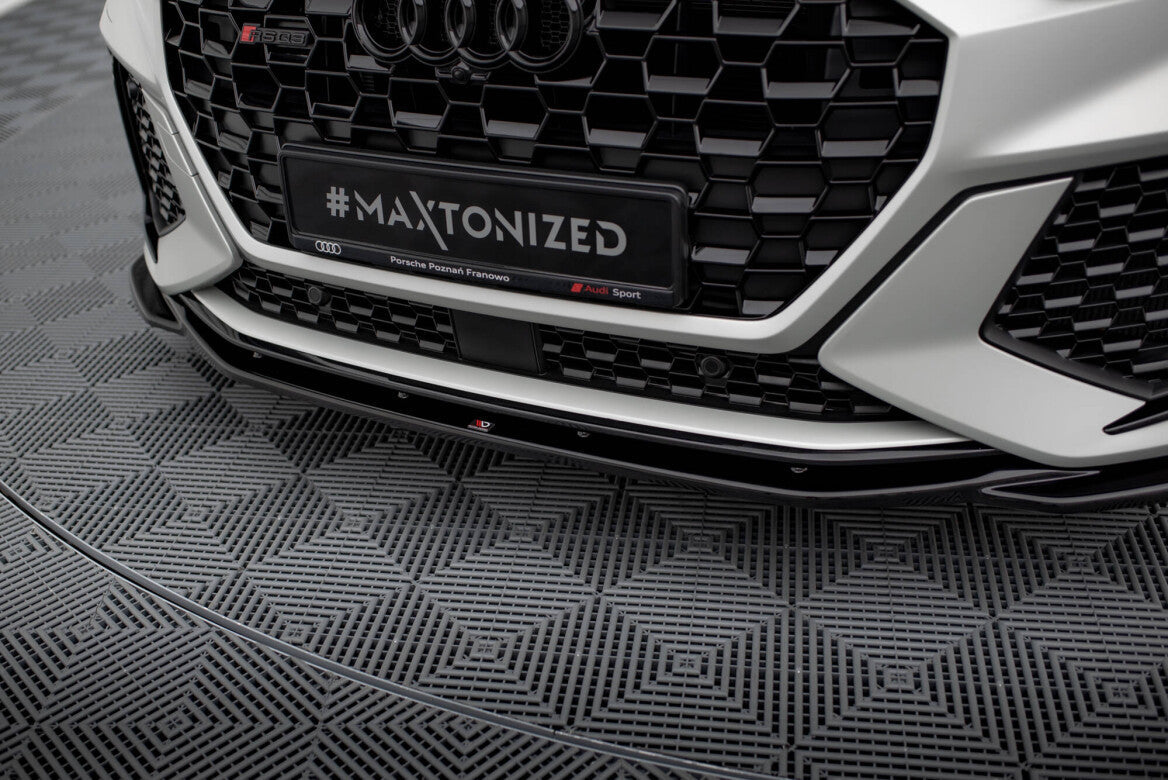 Cup Spoilerlippe Front Ansatz V.2 für Audi RSQ3 Maxton Design