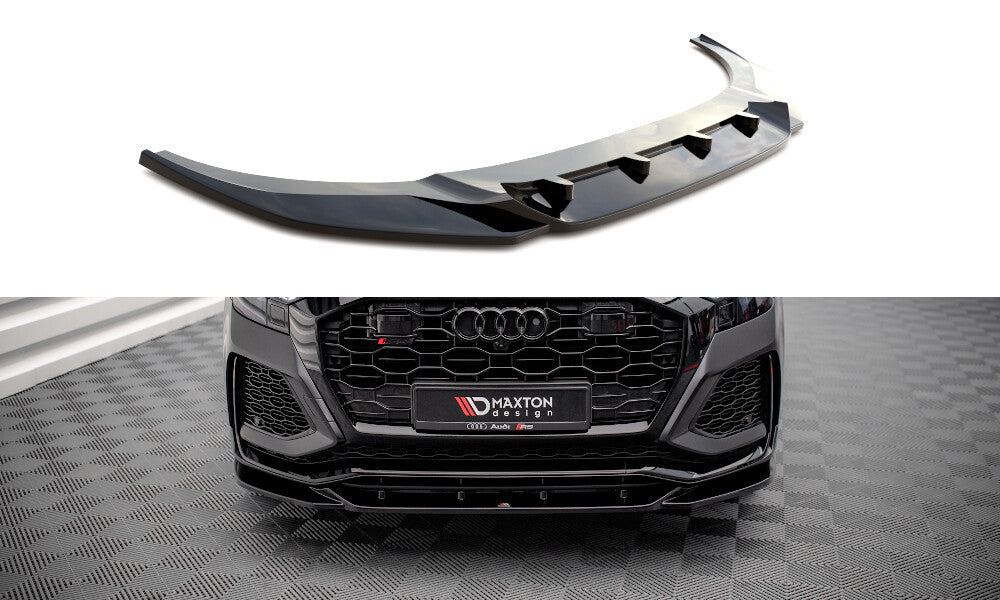 Cup Spoilerlippe Front Ansatz V.2 für Audi RSQ8 Maxton Design
