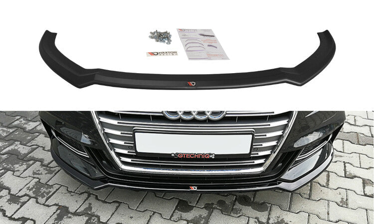 Cup Spoilerlippe Front Ansatz V.2 für Audi S3 / A3 S-Line 8V FL Maxton Design