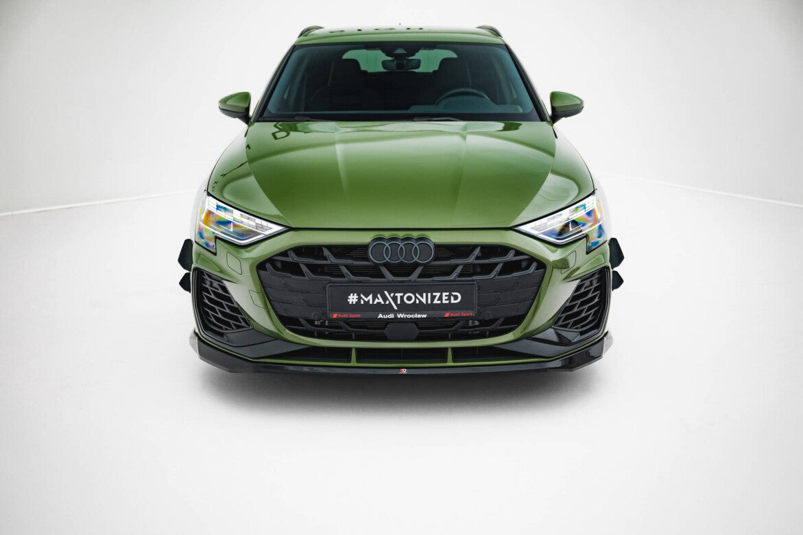 Cup Spoilerlippe Front Ansatz V.2 für Audi S3 / A3 S-line 8Y Facelift Maxton Design