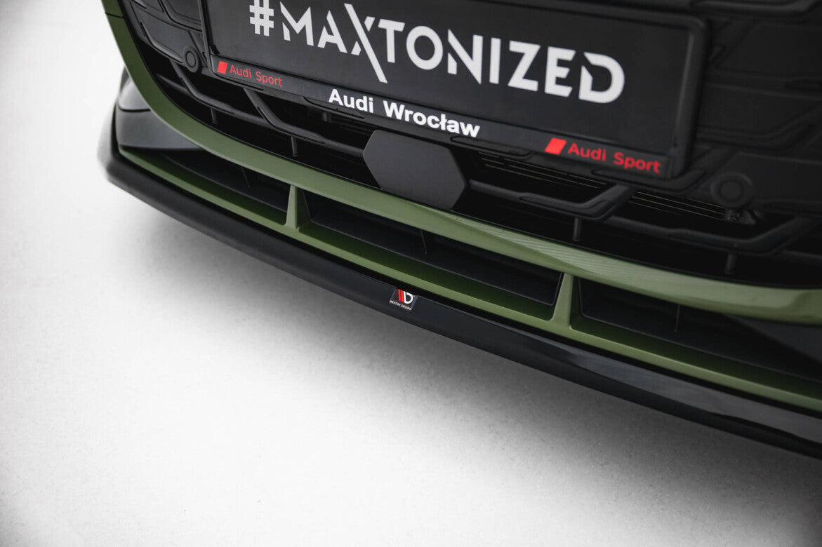 Cup Spoilerlippe Front Ansatz V.2 für Audi S3 / A3 S-line 8Y Facelift Maxton Design