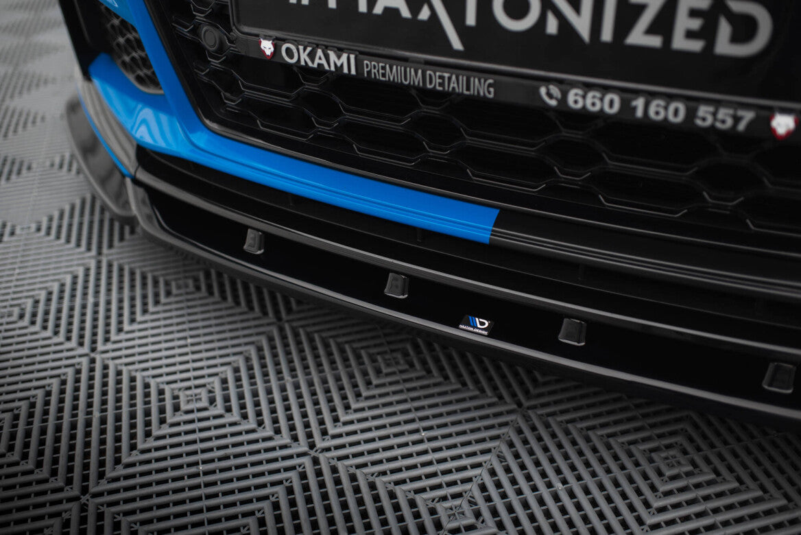 Cup Spoilerlippe Front Ansatz V.2 für Audi TT S / TT S-Line 8S FL Maxton Design