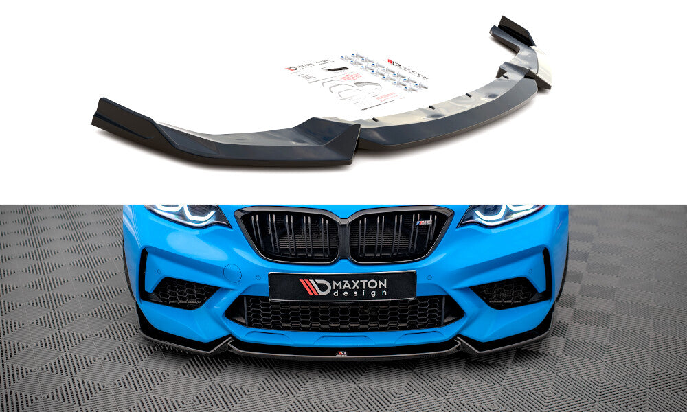 Cup Spoilerlippe Front Ansatz V.2 für BMW M2 Competition F87 Maxton Design