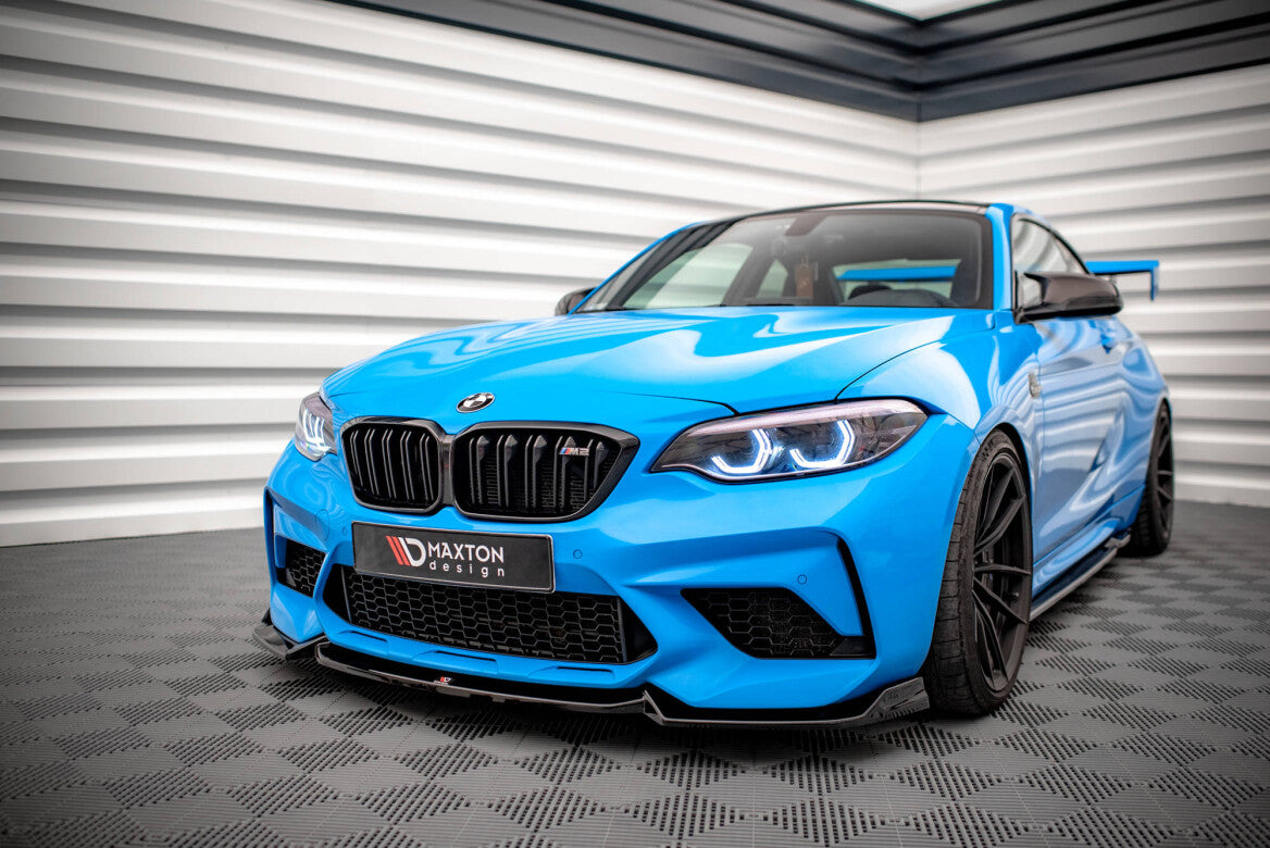 Cup Spoilerlippe Front Ansatz V.2 für BMW M2 Competition F87 Maxton Design