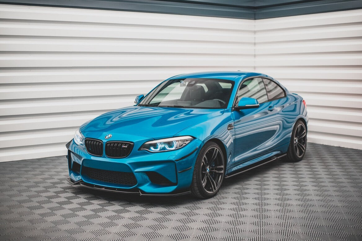Cup Spoilerlippe Front Ansatz V.2 für BMW M2 F87 Maxton Design