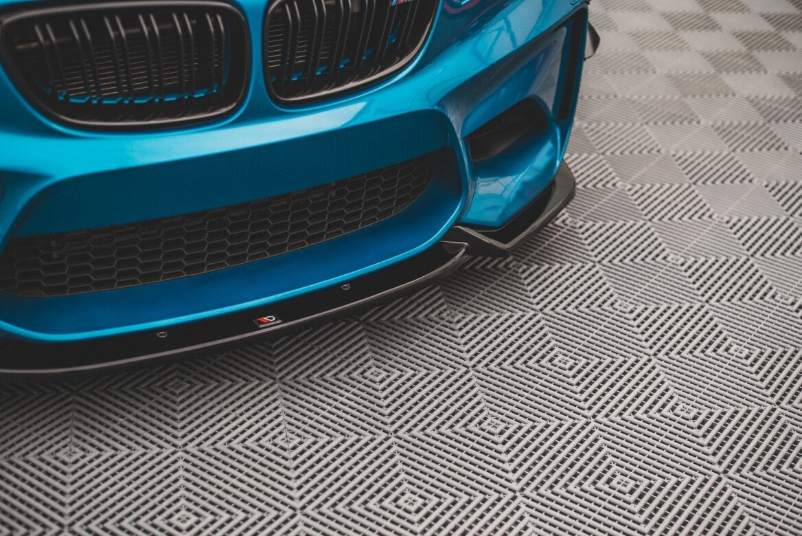 Cup Spoilerlippe Front Ansatz V.2 für BMW M2 F87 Maxton Design